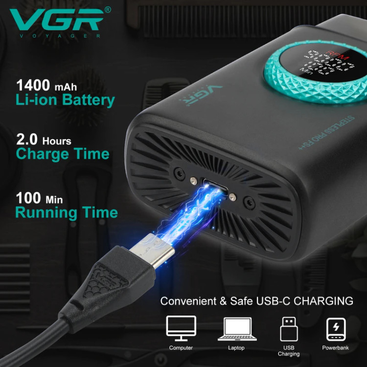 شیور اصلاح موی صورت غلتکی وی جی ار مدل V-377