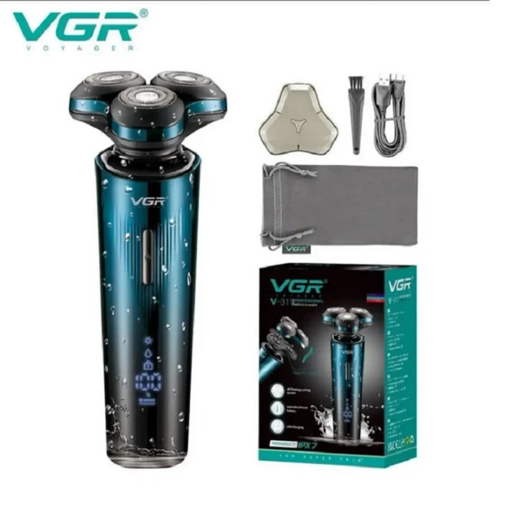 ماشین اصلاح صورت سه تیغ وی جی ار مدل V-311