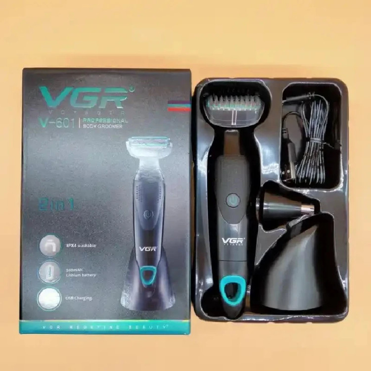 ماشین اصلاح موی صورت و بدن و بینی وی جی ار مدل V- 601