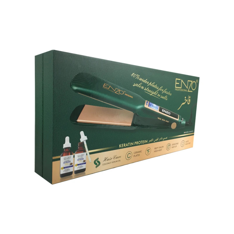 اتو موی حرفه ای و ویژه کراتین انزو مدل EN- 3973