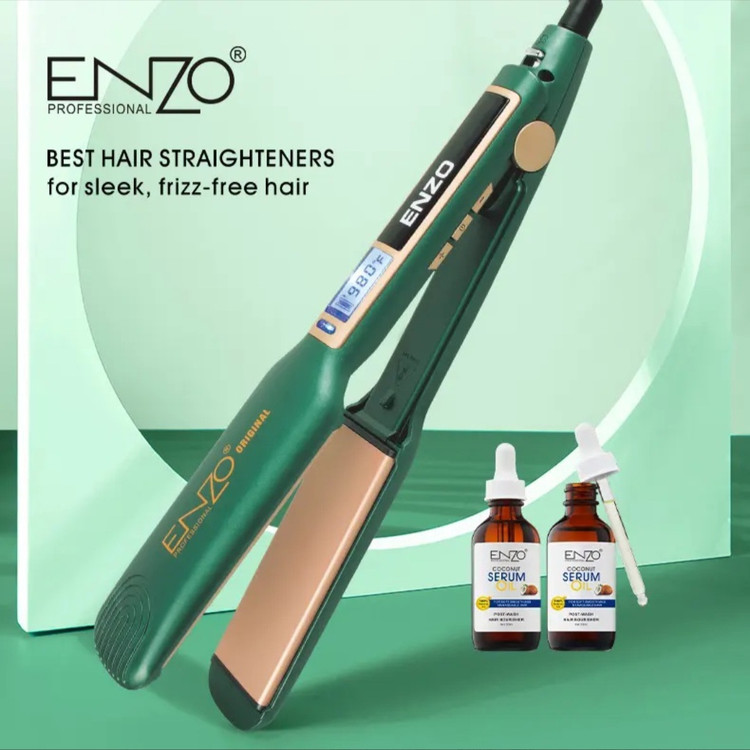 اتو موی حرفه ای و ویژه کراتین انزو مدل EN- 3973